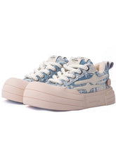 Smiley Sole Thick Platform Shoes